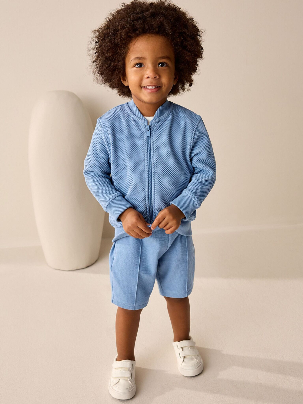 Бомбер и шорты в комплекте для мальчика Next E99-874, Голубой