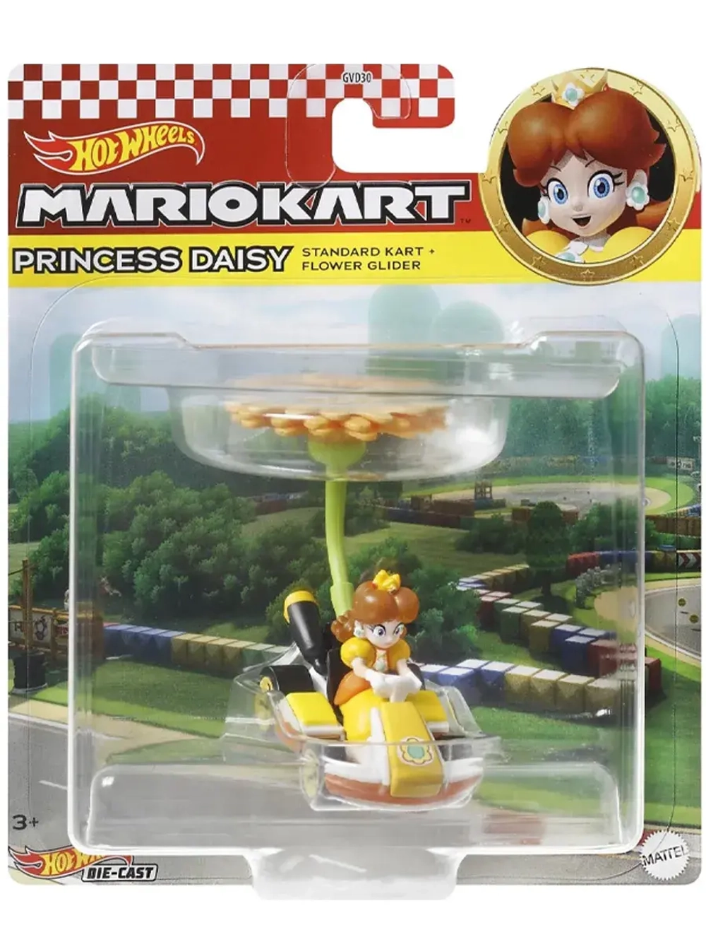 Машинка MarioKart Хот Вилс Daisy GVD30 HDB41