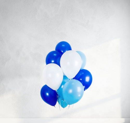 Связка шаров "Для мальчика" 16 шаров с гелием