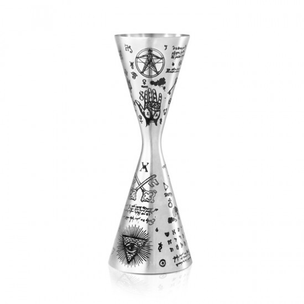 Джиггер Lumian Afrodite Alchemy 60/90 мл, серебро с гравировкой