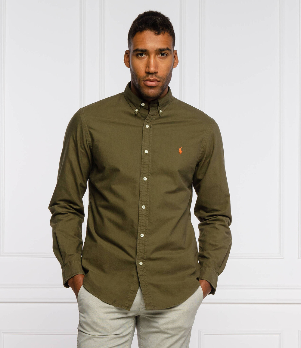 рубашка POLO RALPH LAUREN - хаки(710804257)