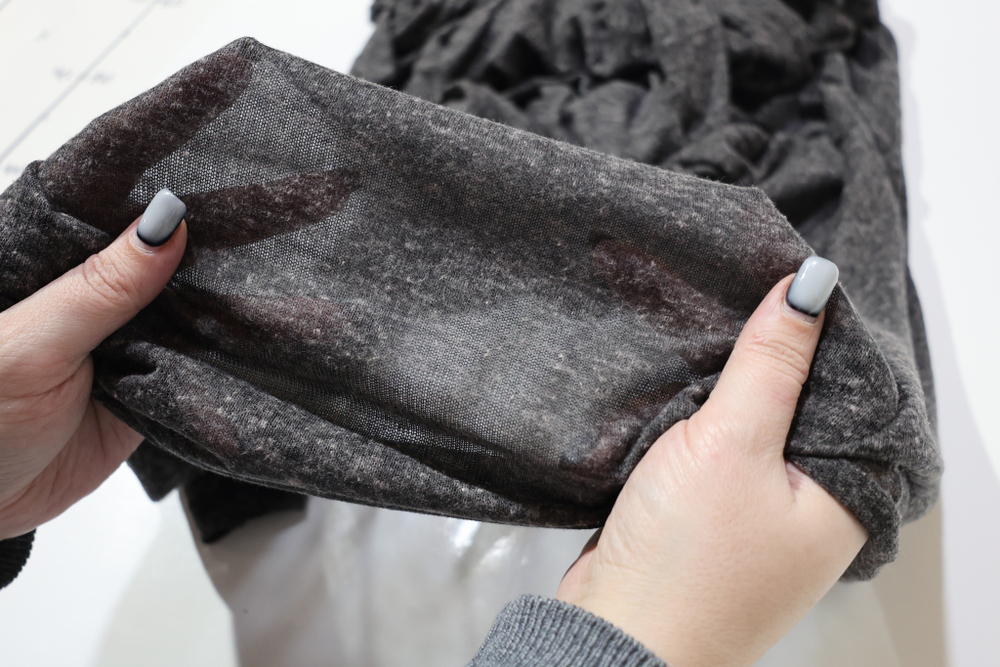 ТЕМНО-СЕРЫЙ - Вуаль трикотажная (КРВ648 Елена) (к1 дефект кромки 15см)