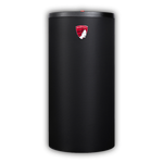 Бойлер косвенного нагрева Federica Bugatti Inox 1500, 210 литров чёрный с анодом (бак в водяной рубашке)