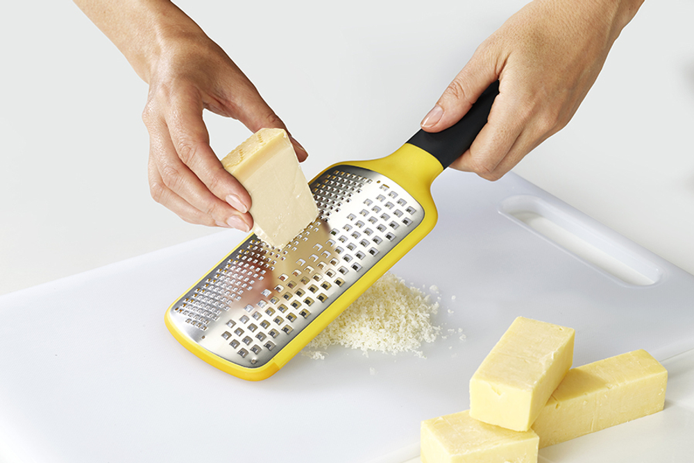 Терка с двумя лезвиями multi-grate, желтая