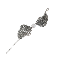 "Амели" браслет в серебряном покрытии из коллекции "О! Рокко! " от Jenavi с замком карабин