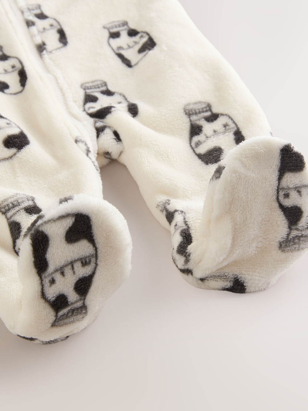 Комбинезон / Cлип для малышей флисовый Next AW3-277, Молочный