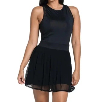 Теннисное платье Lucky in Love Next Level Dress - black