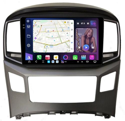 Магнитола для Hyundai H1, Grand Starex 2015-2022 - FarCar S500-TS20 монитор 9.5" 2K QLED на Android 14, Быстрейшая, CarPlay, 4G SIM-слот