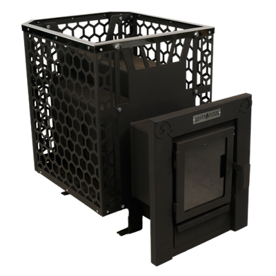 Печь банная "Грация-20" С Сеткой "СОТЫ" и Стеклом