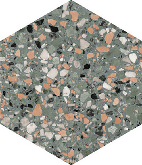 Керамогранит DNA TERRAZZO Teal 32х37