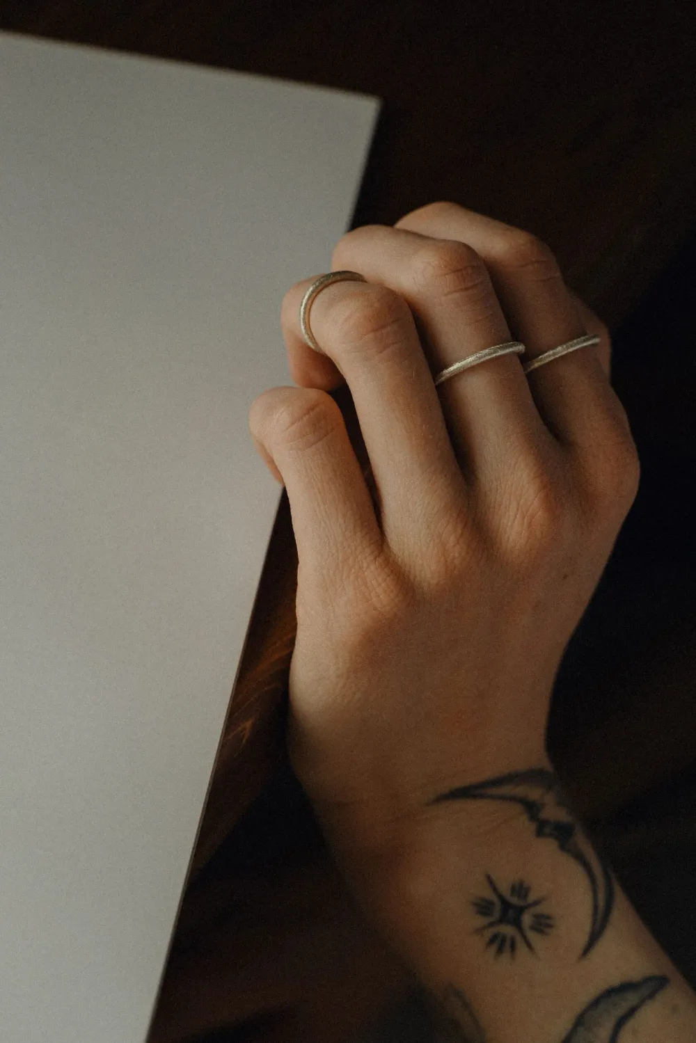 Кольцо Лёд тонкое