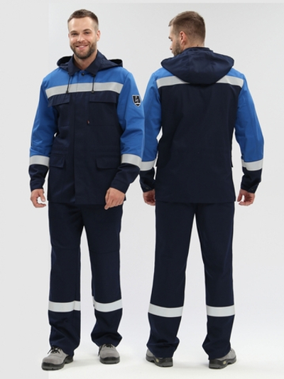 Костюм антистатический Алиот (тк.Смесовая,250 МВО) п/к, т.син/вас, МПТ - ПОД ЗАКАЗ