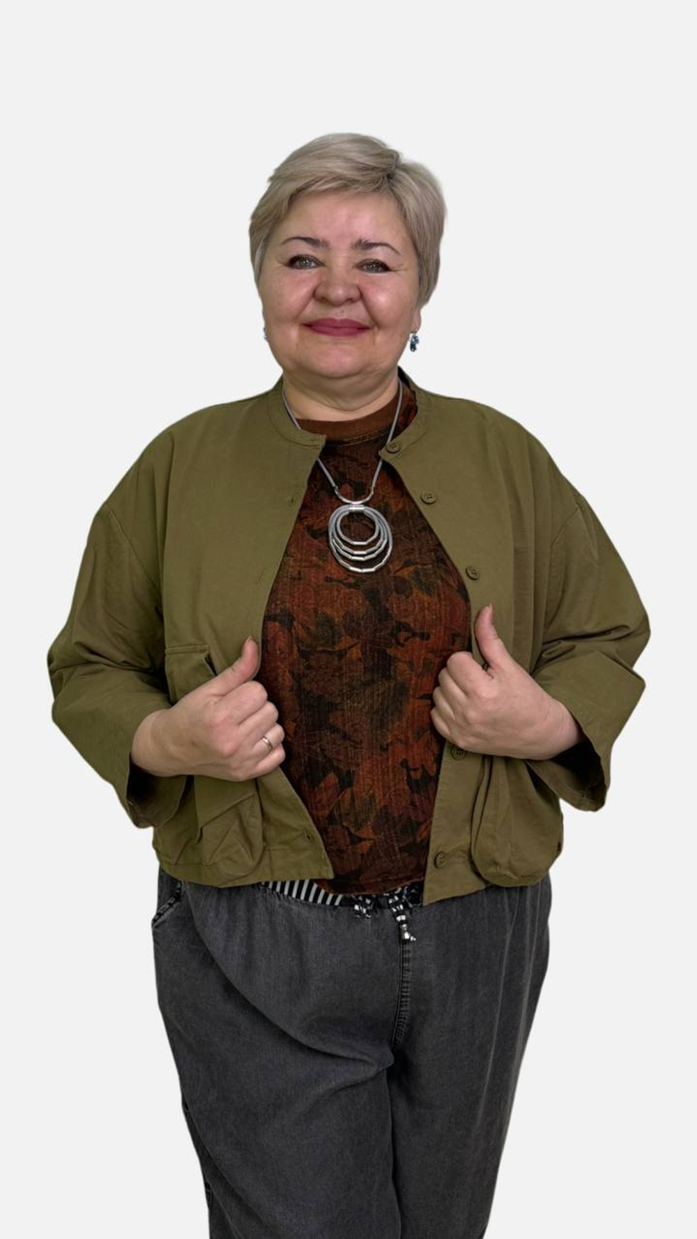 Ветровка пуговица