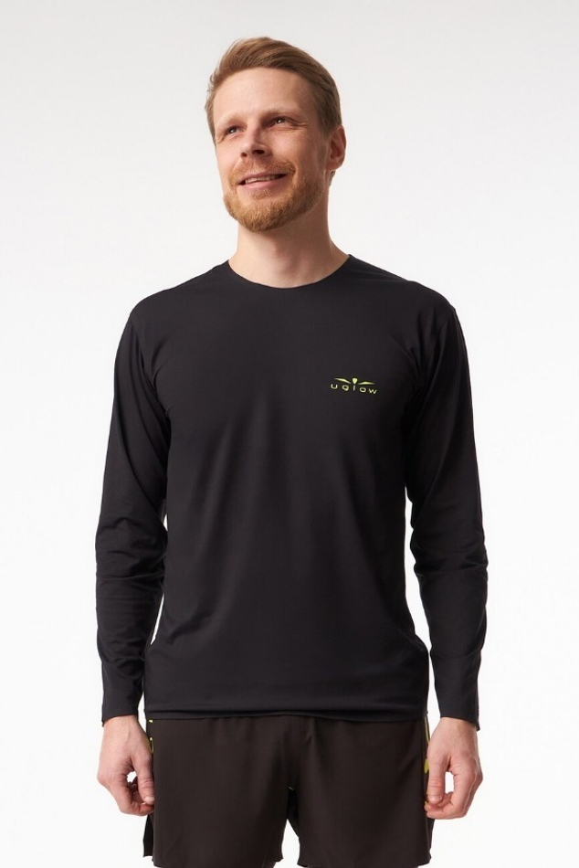 ЛОНГСЛИВ УТЕПЛЕННЫЙ МУЖСКОЙ BASE LAYER TEE LS | BLACK YELLOW