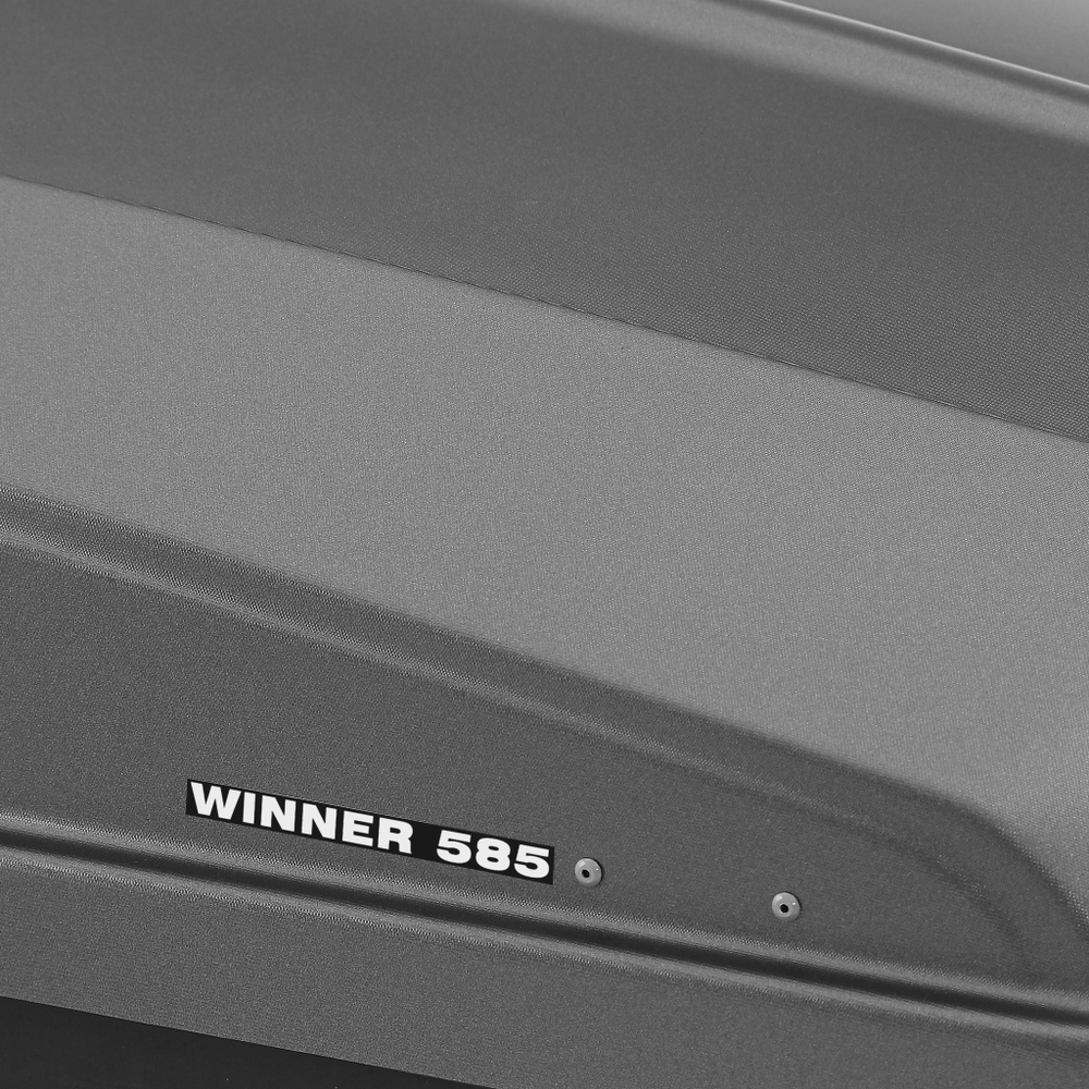 Автобокс на крышу автомобиля "Winner585" двусторонее открывание (графит диамант) / Евродеталь