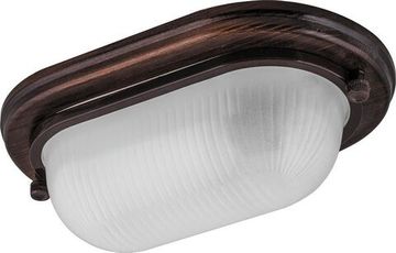 Светильник накладной IP54, 60Вт Е27, дерево, орех, НБО 04-60-021