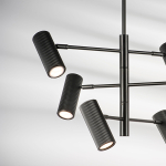 718267 Люстра ROMA 6х28W GU10 (led) ЧЕРНЫЙ