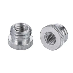 Гладкий переходник с винтом для микрофона с разъемом папа 5/8 дюйма на разъем мама 1/4 дюйма для штатива подставки для микрофона