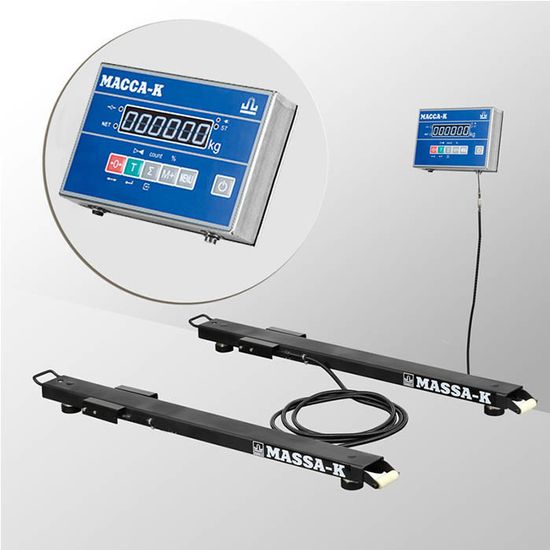 Весы стержневые МАССА-К 4D-B-12/1-1000-AB влагозащищенные