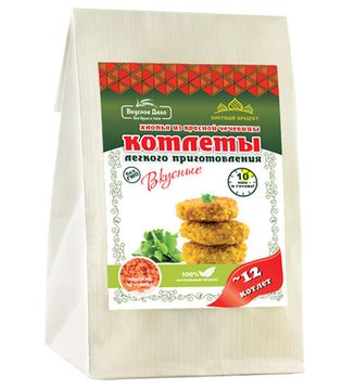 Котлеты из красной чечевицы с чесноком и специями 230г