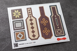 Car seat covers type 1 1/35 (3D decal)
