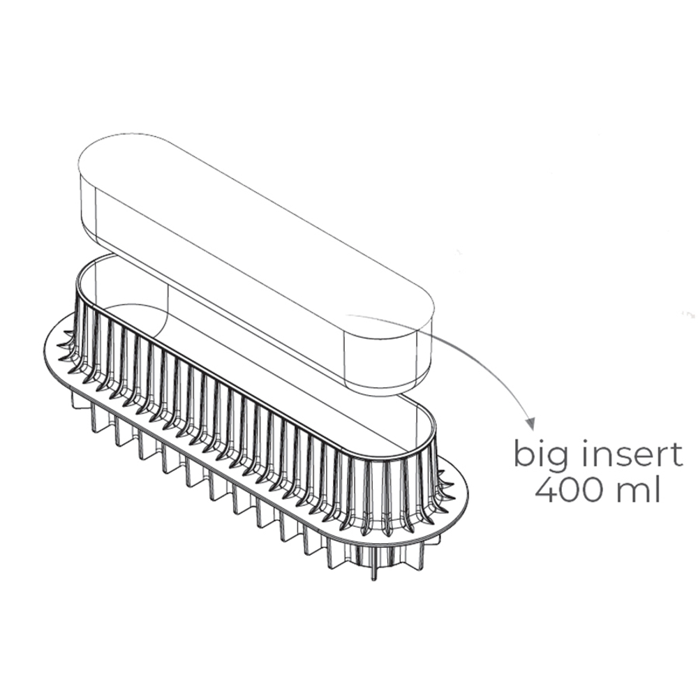 Форма для приготовления пирожных Inserto Buche 25x7см силиконовая Silikomart