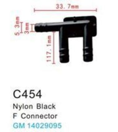 Клипса для крепления внутренней обшивки а/м GM пластиковая (100шт/уп.) Forsage клипса C0454( GM )