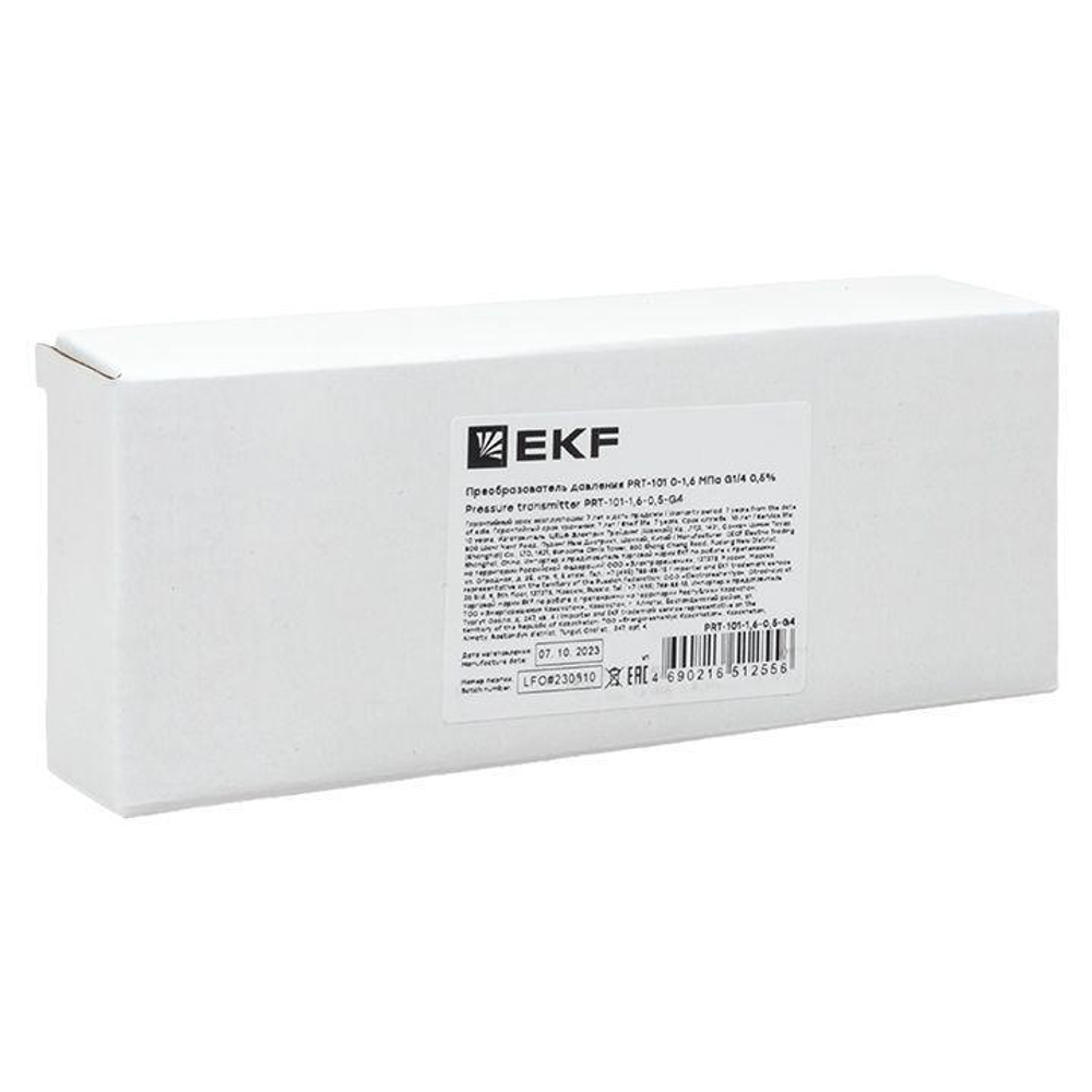 Преобразователь давления PRT-101 0-1.6 MПа G1/4 0.5проц. EKF PRT-101-1.6-0.5-G4