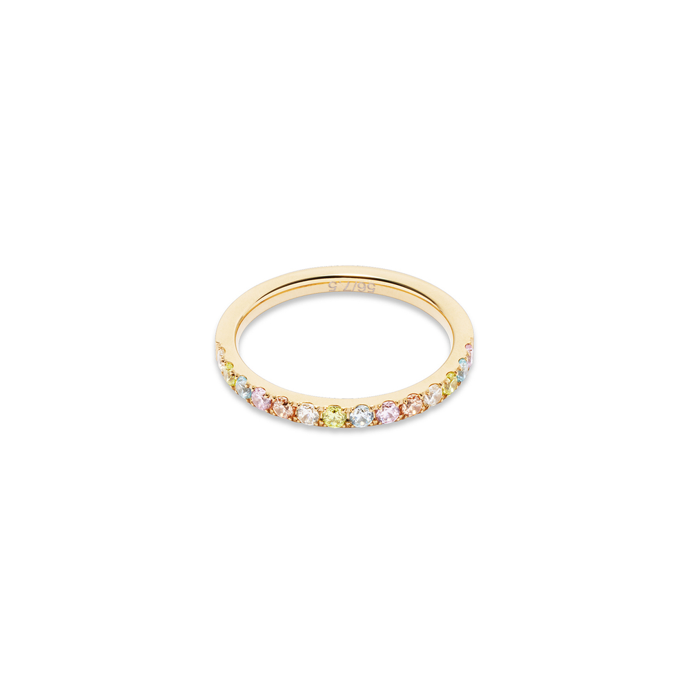 Кольцо Coeur de Lion Multicolour Pastel Gold 0146/40-1590 54