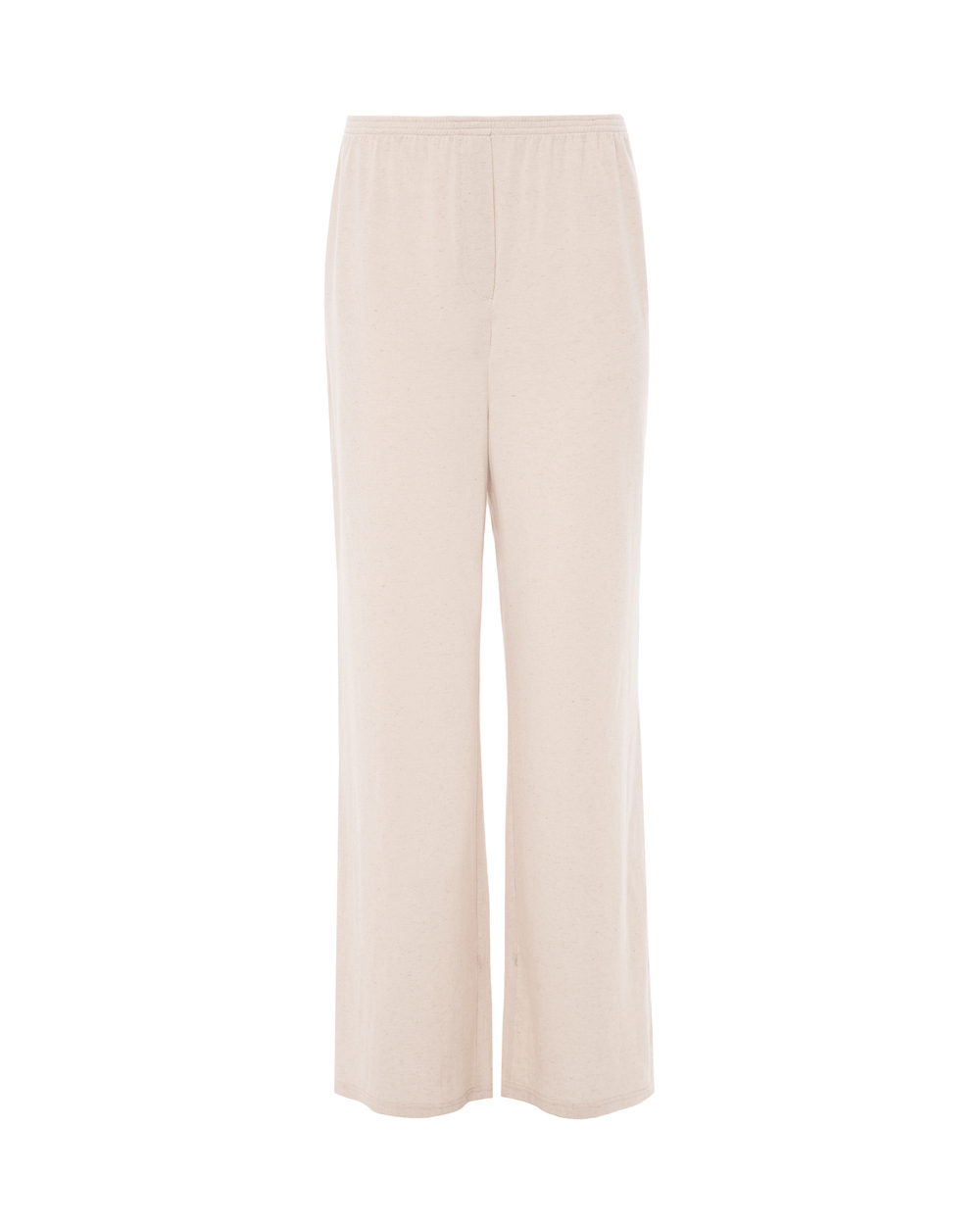 Брюки из льняного трикотажа