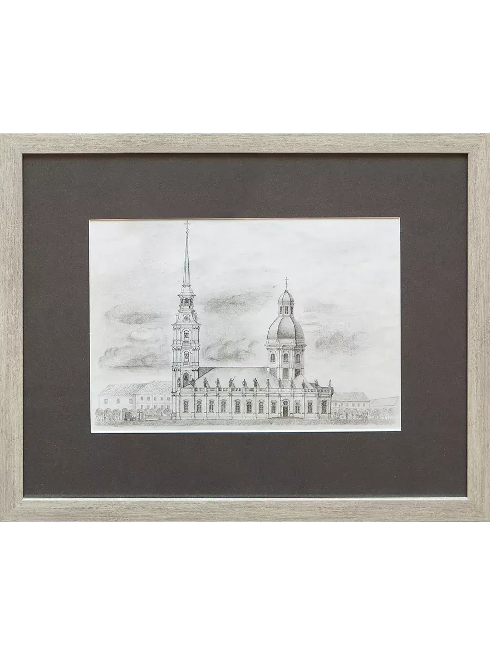 Графика "Рождественская церковь" Д.Парм