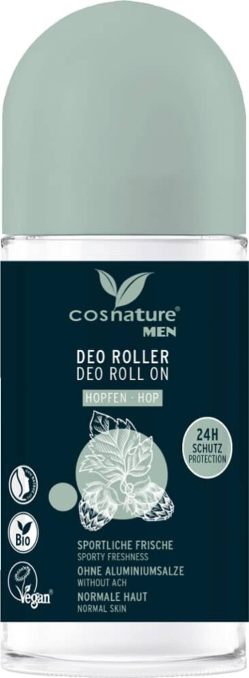 Мужской дезодорант Cosnature Roller Hops, 50 мл