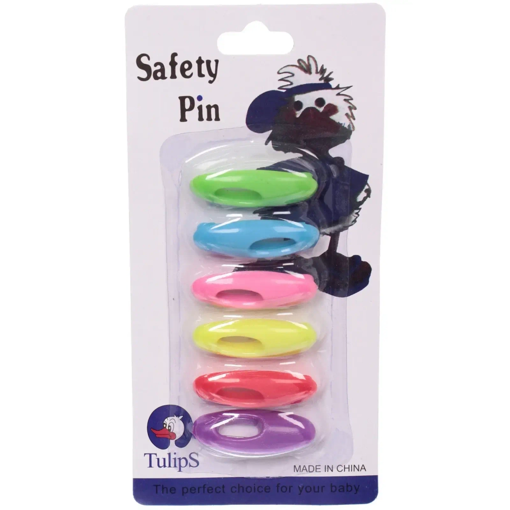 Булавки безопасные 6шт «Favorite Hous», цвет микс, 4*1.5см