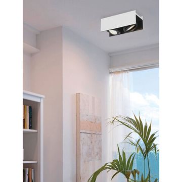 Спот 2X5,4W 3000K 39316 черный/белый VIDAGO Eglo