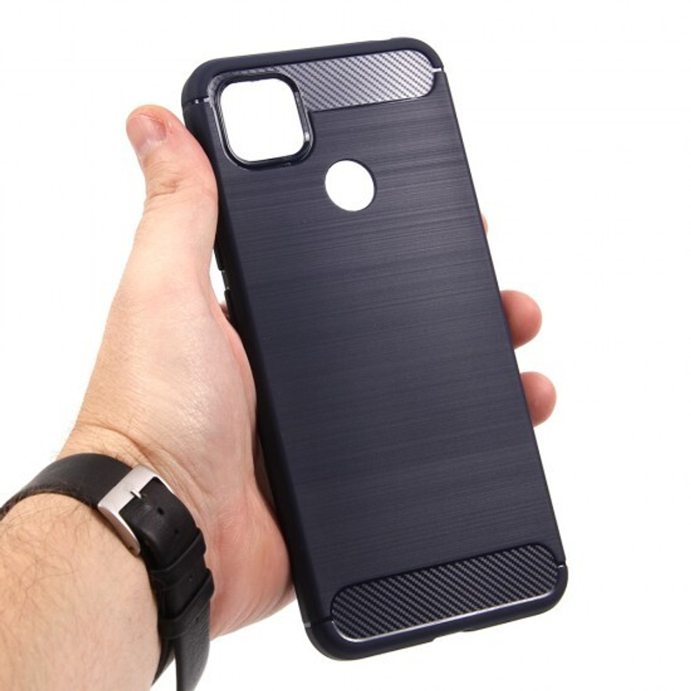 Противоударный чехол для Xiaomi Redmi 9C, 009508 Темно-синий