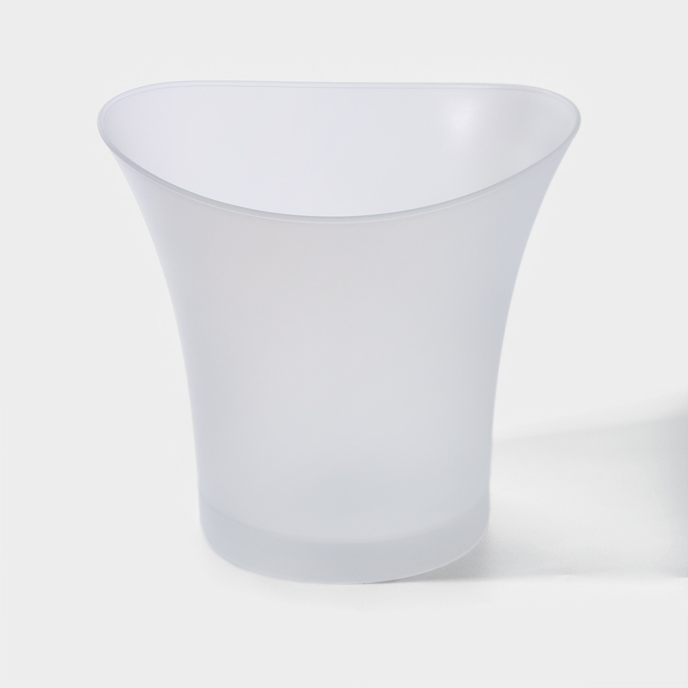 Ведёрко для льда с подсветкой Доляна, 24,5×23×23 см, на батарейках