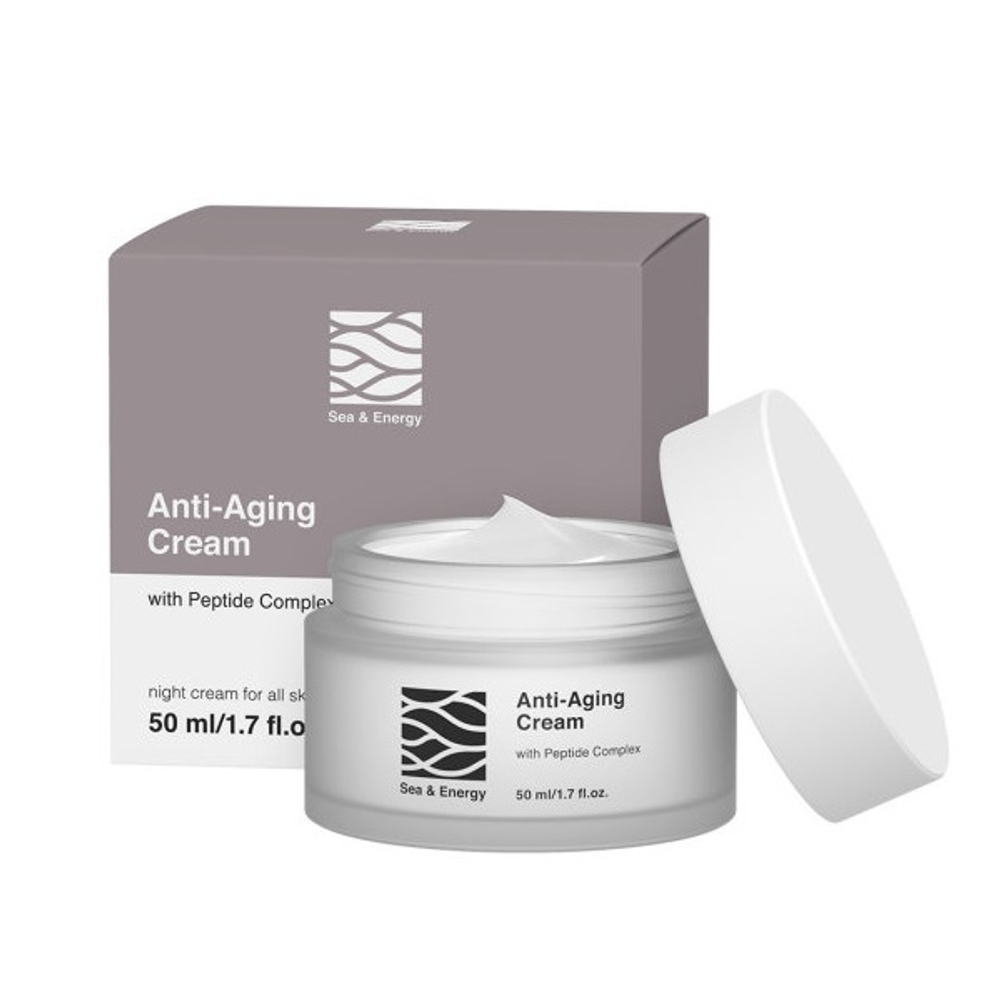 Антивозрастной крем с пептидным комплексом Sea&Energy 50мл
