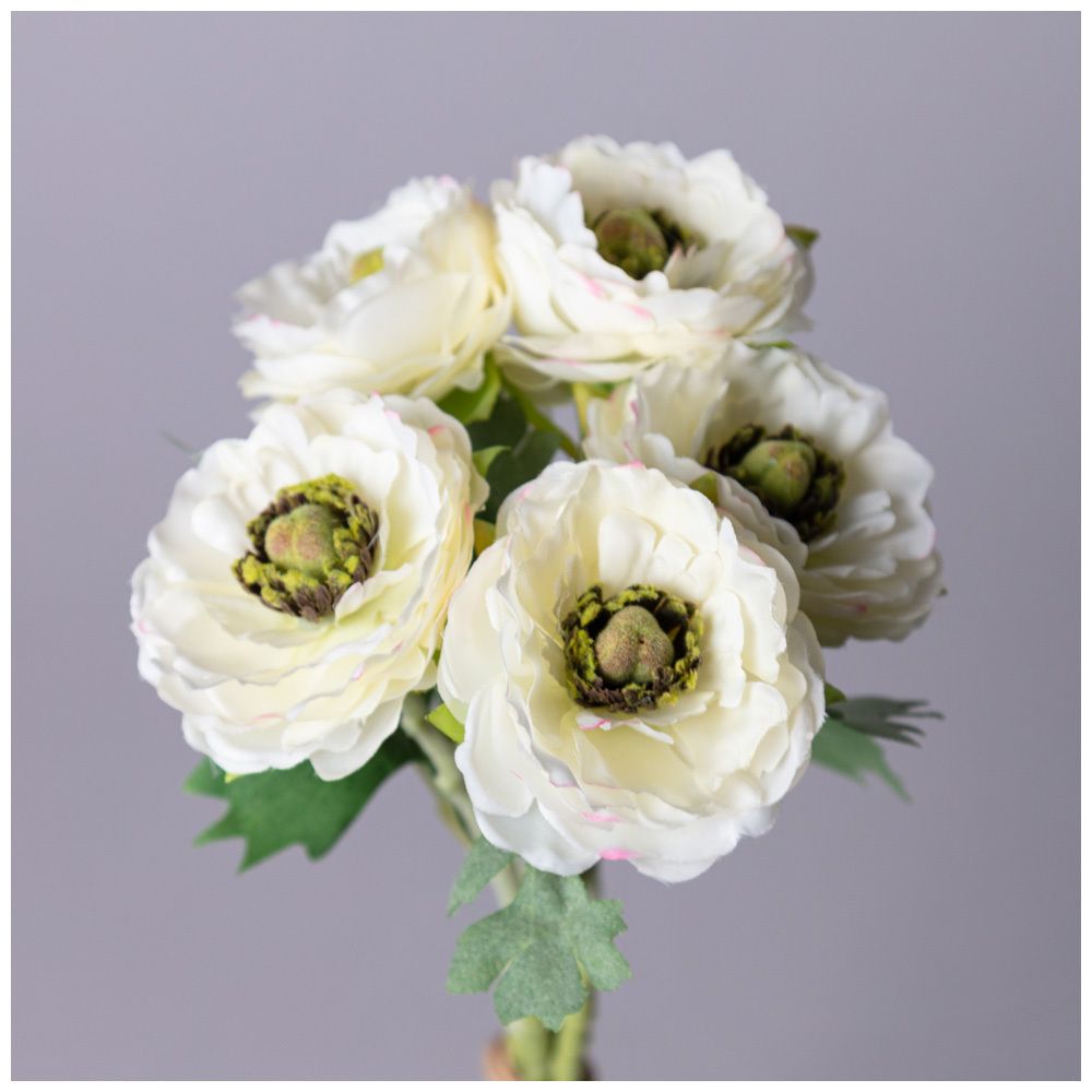 БУКЕТ ИСКУССТВЕННЫХ ЦВЕТОВ "РАНУНКУЛЮС" ВЫСОТА= 31СМ (МАЛ=12ШТ./КОР=72ШТ.)