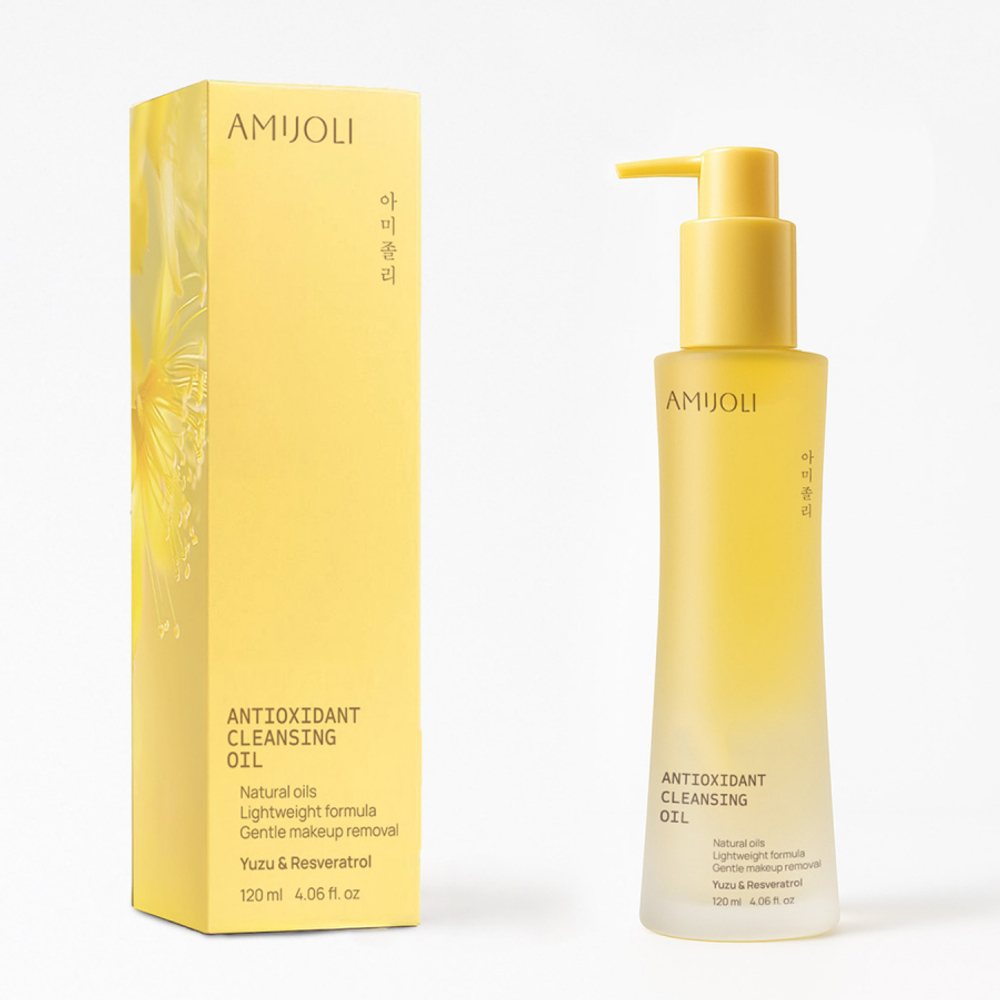 AMIJOLI Antioxidant Cleansing Oil Yuzu&Resveratrol Гидрофильное масло для снятия макияжа с экстрактом юдзу и ресвератролом 120мл