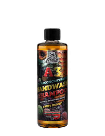 Leraton Суперконцентрированный шампунь для ручной мойки A3 HANDWASH SHAMPOO FRUIT HONEY 473мл