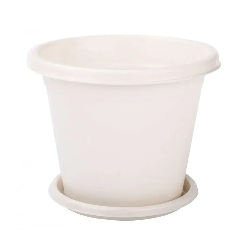 Горшок цв. Эконом 3л (белый) (комплект 30 шт)