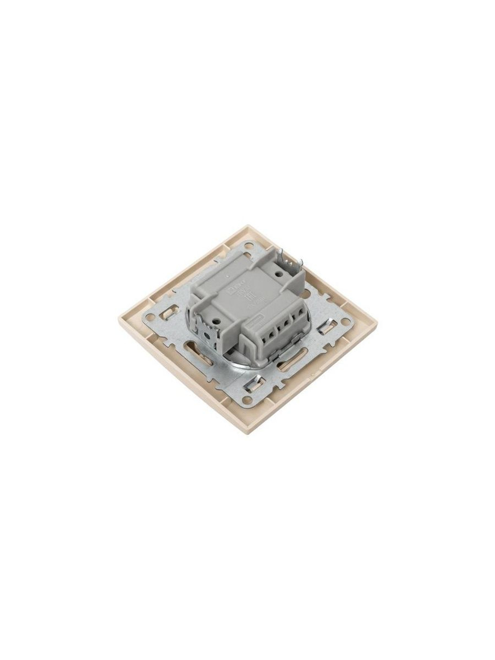 Выключатель 2-кл. СП Минск 10А IP20 беж. EKF ERV10-023-20