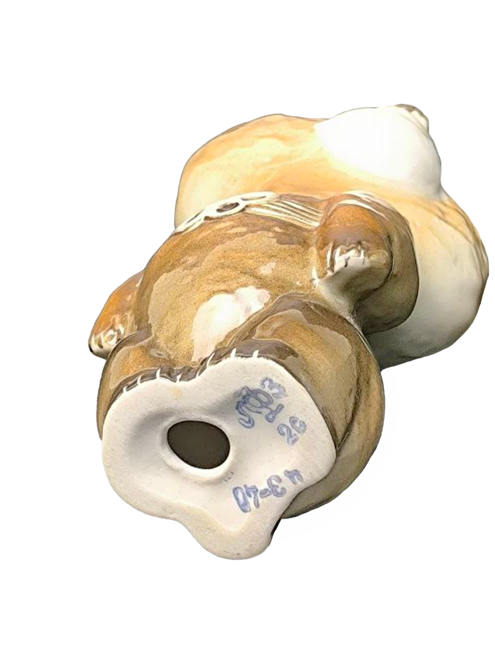 Фарфоровая статуэтка "Олимпийский мишка" ЛФЗ