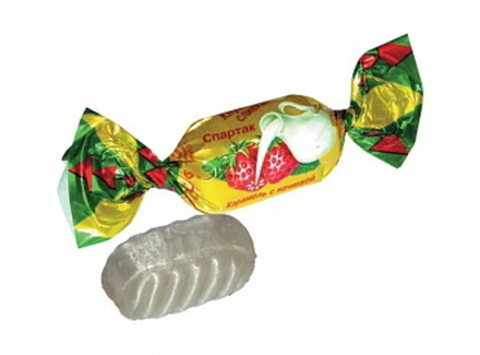 Карамель "Клубника со сливками" Спартак