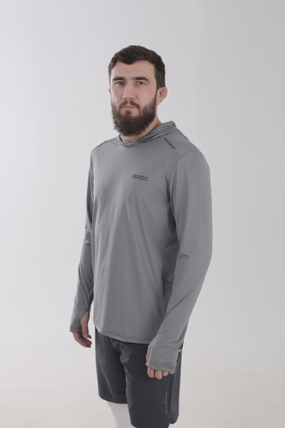 Лонгслив с капюшоном Rage grey арт.: HY26504