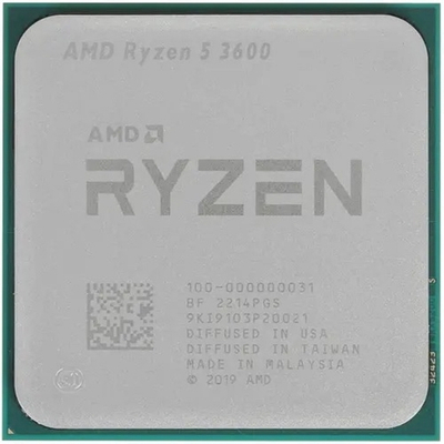 CPU AMD Ryzen 5 3600 OEM (100-000000031) {3.6GHz up to 4.2GHz Without Graphics  AM4}