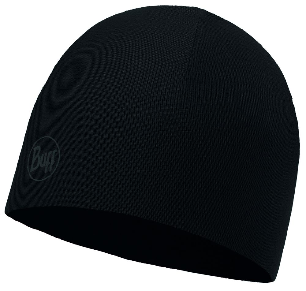 Шапка Buff Microfiber &amp; Polar Hat Solid Black (US:one size)