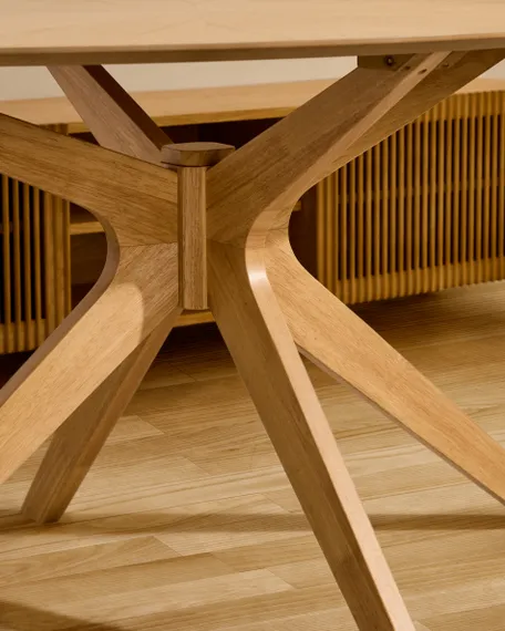 Стол Naanim овальный 180x110 см, шпон дуба