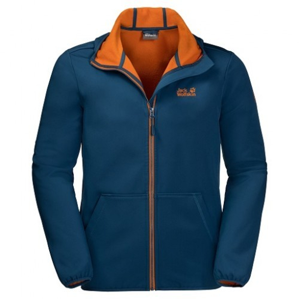 JACK WOLFSKIN куртка софтшел (виндстоппер) ESSENTIAL PEAK JKT MEN 11340 poseidon blue