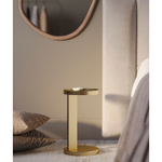 Столик приставной yanis, D25,5 см, золотой